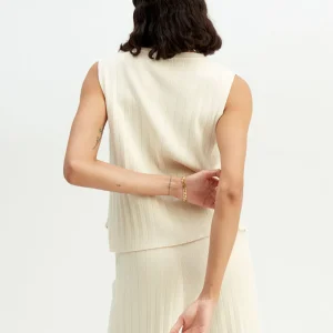 Best Finstickad Armlos Topp Dam Loungewear