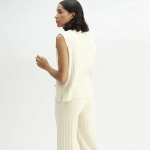 Best Finstickad Armlos Topp Dam Loungewear