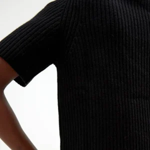 Store Halvpolo Troja Ull Dam T-Shirt