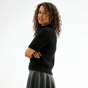 Store Halvpolo Troja Ull Dam T-Shirt