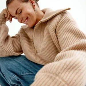 Store Turtleneck Zip Dam Loungewear