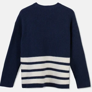 Flash Sale Ulltroja Med Avtagbar Polokrage Dam Loungewear