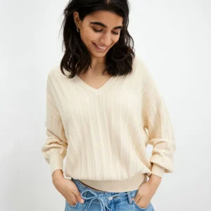 Fashion Vandbar Troja Med V-Ringning Dam Loungewear